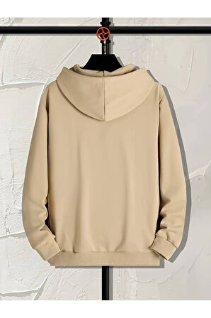 Cherry Baskılı Kapüşonlu Sweatshirt