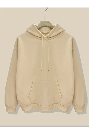 Santa Barbara Baskılı Kapüşonlu Cepli Sweatshirt