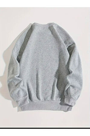 SUPRISE MOMENT AYI BASKILI BİSİKLET YAKA SWEATSHIRT