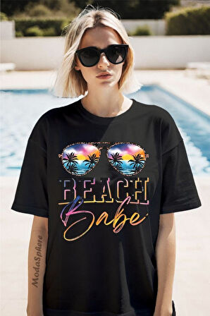 Baskılı Unisex Oversize Tişört