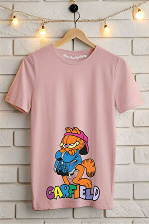 GARFIELD Baskılı Unisex Oversize Tişört