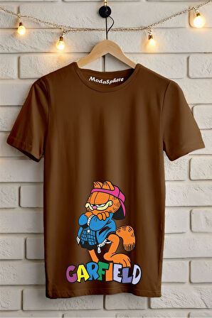 GARFIELD Baskılı Unisex Oversize Tişört