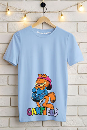 GARFIELD Baskılı Unisex Oversize Tişört