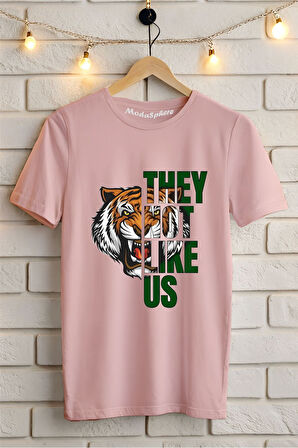 They not like us Baskılı Unisex Oversize Tişört