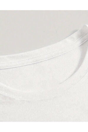 Çiçek Baskılı Kadın T-Shirt