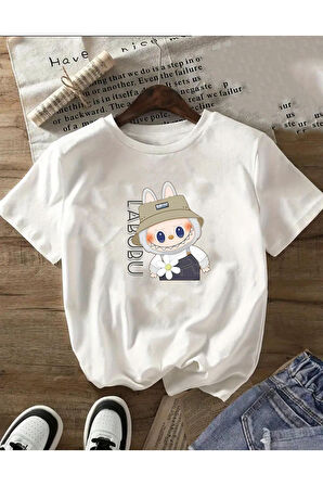 Baskılı Unisex Oversize Tişört