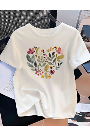 Baskılı Unisex Oversize Tişört