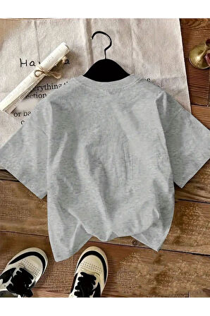 Baskılı Unisex Oversize Tişört