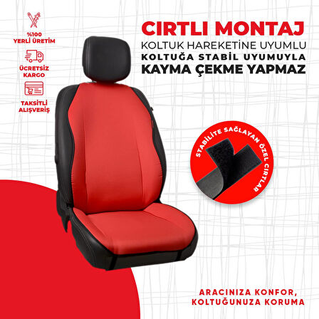 Düz Kırmızı Jakar Dokuma