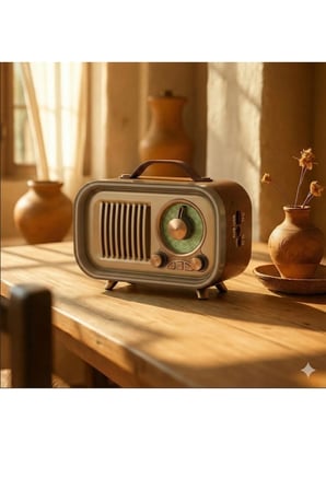 RETRO RADIO RGB LED IŞIKLI ŞARJLI BLUETOOTH HOPARLÖR SD KART USB GİRİŞLİ TAŞINABİLİR SPEAKER RADYO