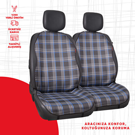 Mavi Gti Desen Jakar Dokuma