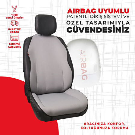 Düz Gri Jakar Dokuma