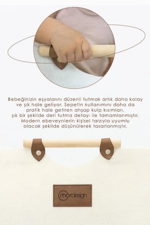 Keçe Çocuk Oyuncak/Kirli Çamaşır Depolama Sepeti, Çok Amaçlı Saklama Sepeti, Morbunny Serisi