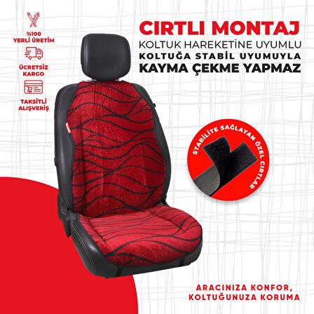 Bordo Tay Tüyü Minder