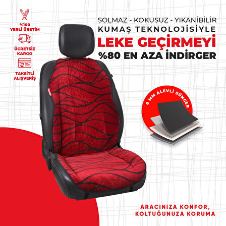 Bordo Tay Tüyü Minder