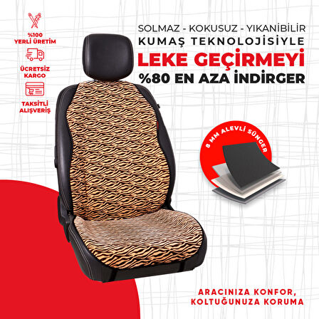 Leopar Tay Tüyü Minder