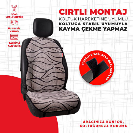 Gri Tay Tüyü Minder