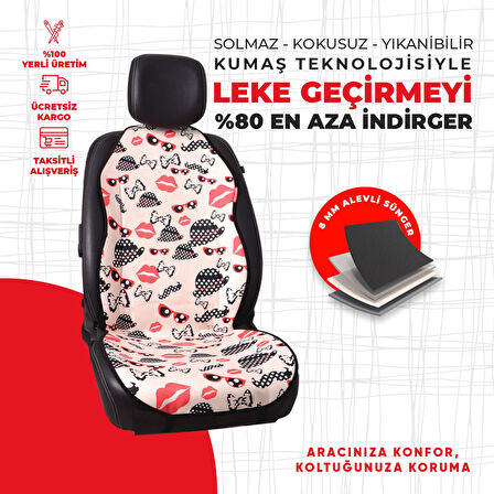 Dijital Baskılı Dudaklı Desen