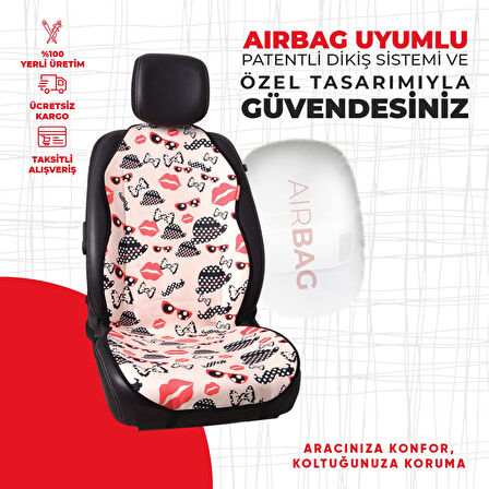 Dijital Baskılı Dudaklı Desen