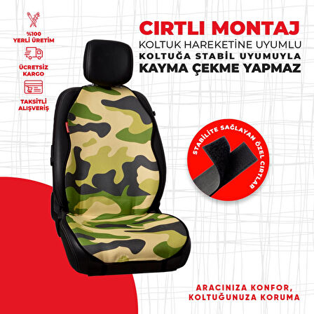 Dijital Baskılı Yeşil Kamuflaj Desen