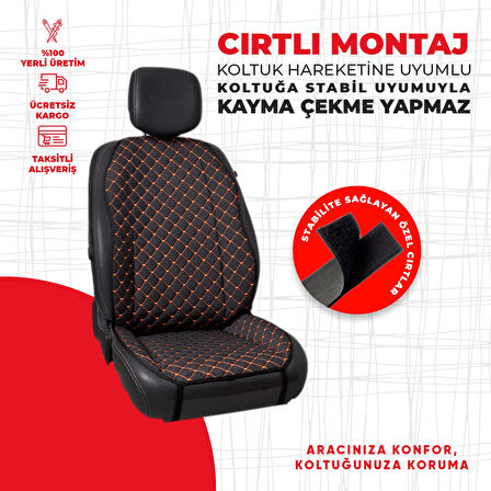 Mavi Kapitone Siyah Suni Deri