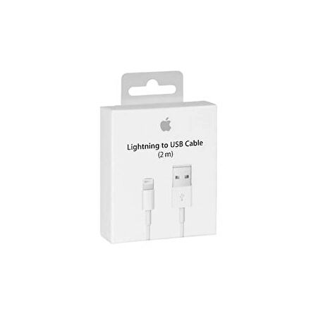 Apple MD819ZM/A Lightning USB Kablosu, 2m (Apple Türkiye Garantili)