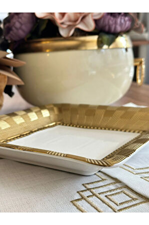 Stella Kare Servis Tabağı