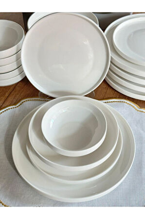 Yemek Takımı 24 Parça 6 Kişilik Modern Sade