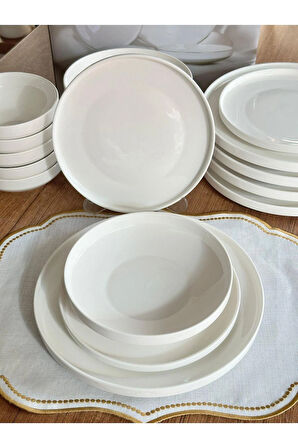 Yemek Takımı 24 Parça 6 Kişilik Modern Sade