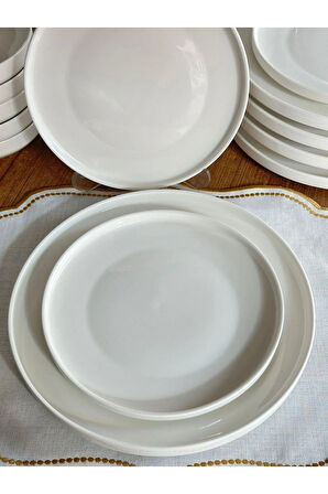 Yemek Takımı 24 Parça 6 Kişilik Modern Sade