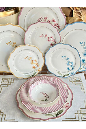 Yemek Takımı 24 Parça 6 Kişilik Colorful Garden