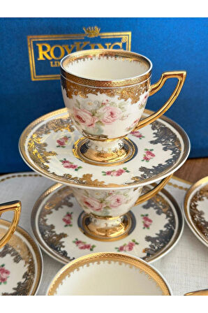 Türk Kahve Fincanı Hürrem 6 Kişilik 12 Parça