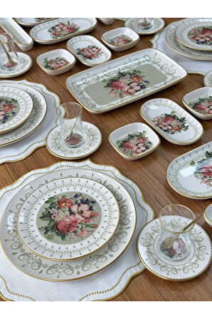 Kahvaltı Takımı 94 Parça 12 Kişilik Glorya