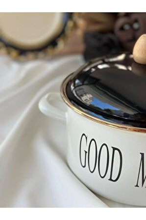 Emaye Motto Tencere 20 Cm