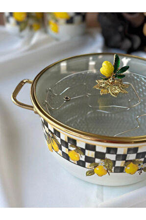 Linda Emaye Kızartma Tenceresi 22 Cm