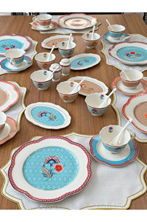 Kahvaltı Takımı 42 Parça 6 Kişilik Porio