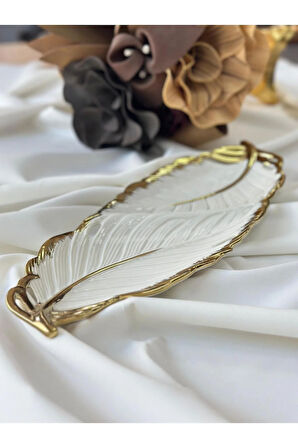 Albero 2 Bölmeli Sunum Tabak 44 Cm