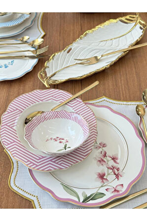 Yemek Takımı 80 Parça 6 Kişilik Colorful Garden