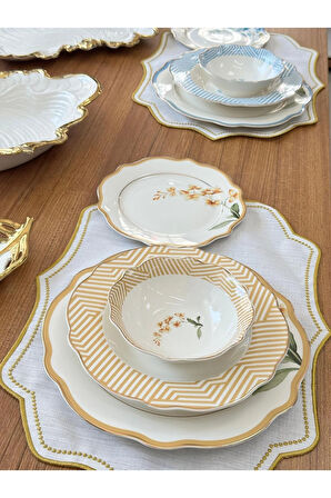 Yemek Takımı 33 Parça 6 Kişilik Colorful Garden