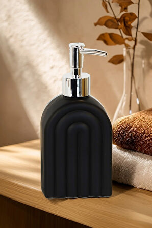 450 ml Tezgah Üstü Cam Asorti Banyo Mutfak Sıvı Sabunluk