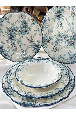 Kosova Yemek Takımı 24 Parça 6 Kişilik Serenita