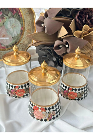 Floral 3'lü Baharatlık