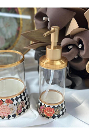 Floral Sabunluk&Kaşıklık