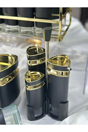 Siyah 24 Parça Mutfak Seti