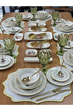 Yemek&Kahvaltı Seti 104 Parça 6 Kişilik Glorya