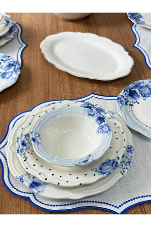 Yemek Takımı 33 Parça 6 Kişilik Bluemelia