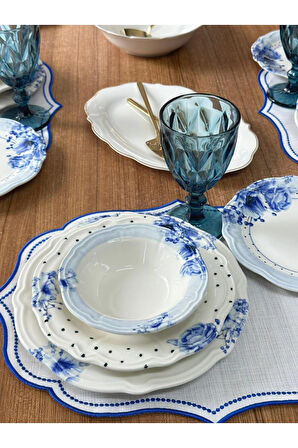 Yemek Takımı 44 Parça 6 Kişilik Bluemelia
