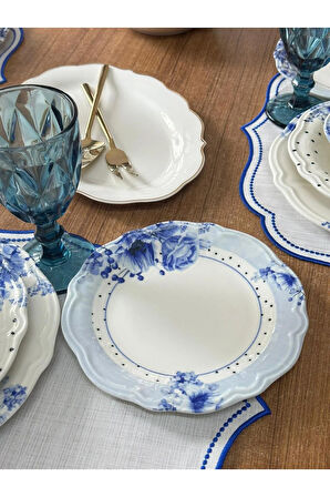 Yemek Takımı 44 Parça 6 Kişilik Bluemelia