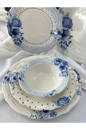 Kosova Yemek Takımı 24 Parça 6 Kişilik Bluemelia