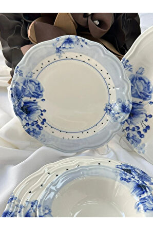 Kosova Yemek Takımı 24 Parça 6 Kişilik Bluemelia